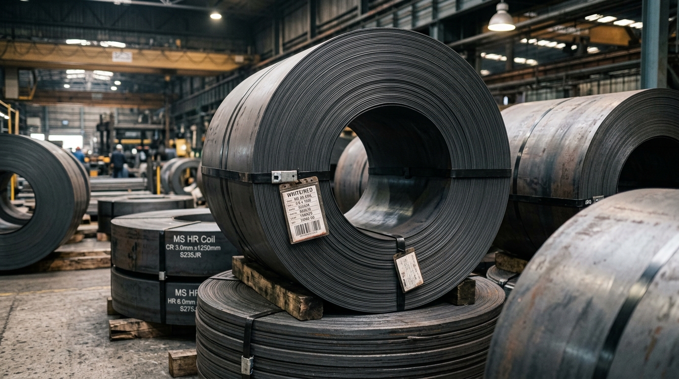 Prime Hot Rolled and Cold Rolled MS steel coils with clean sheared edges and strapping - Mscoil.com